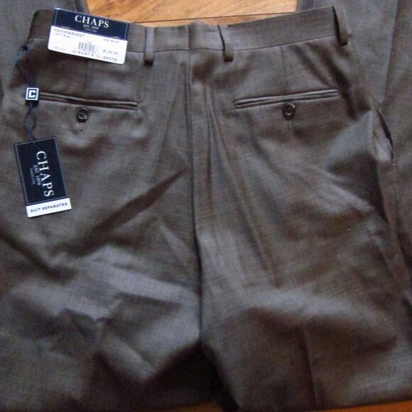 NWT- Mens CHAPS Ralph Lauren Brown Suit Size 42R & Pants 32 X 32- 100% Wool - Picture 16 of 16